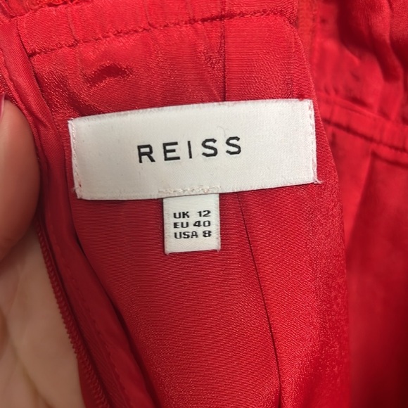 Reiss Red Ruffle Dress - Picture 3 of 5